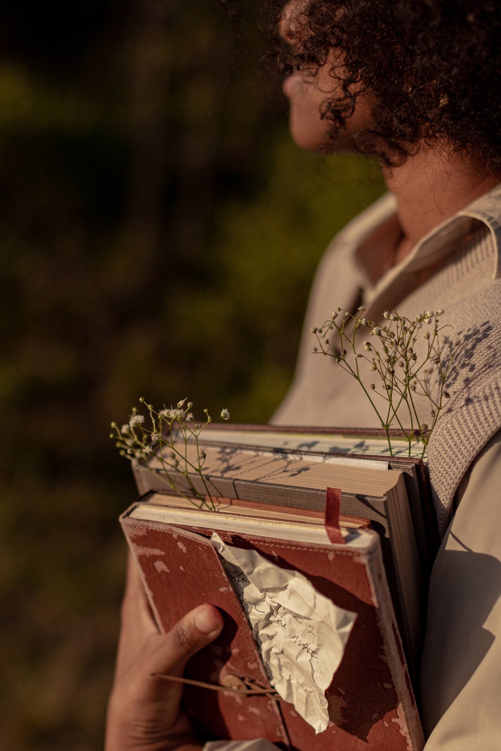 Woman with Books